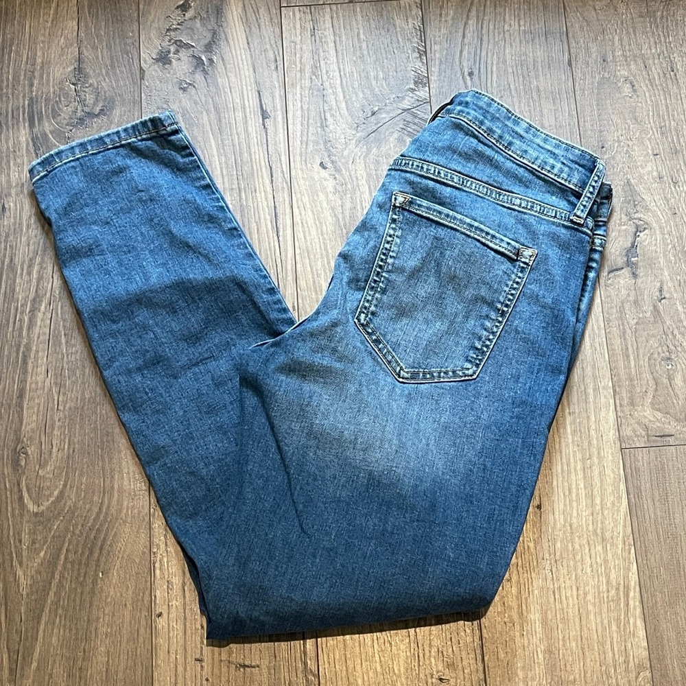 Banana Republic Curvy Skinny Jeans Womens 26/2 Medium Wash Stretch Denim Ankle